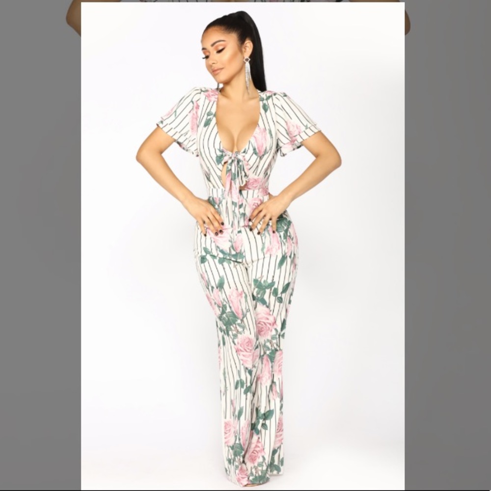 Floral jumpsuit
